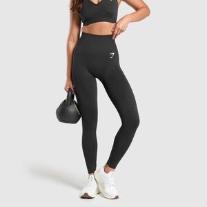 Gymshark Vital Seamless Leggings - Black Marl